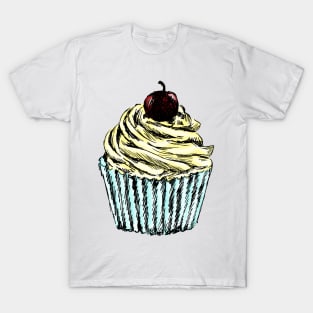 Cupcake Image T-Shirt